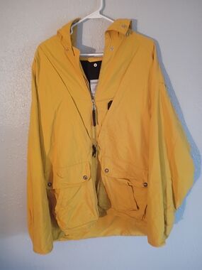 Yellow Men's Hooded Jacket - Unbranded